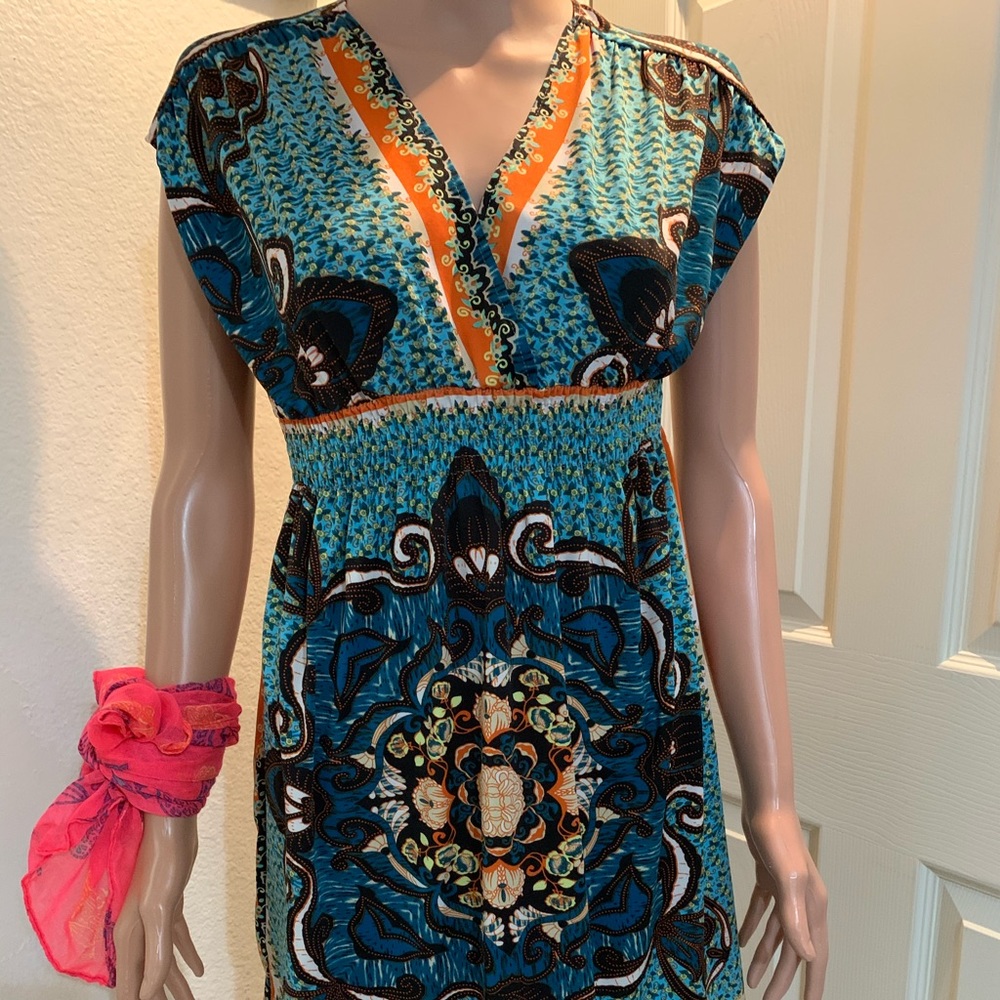 Blue Bohemian Dress